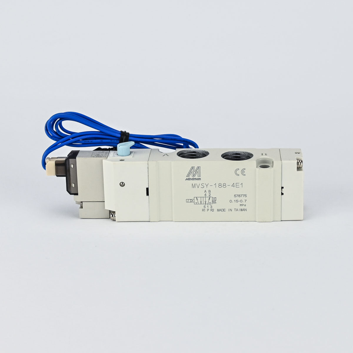 SOLENOID VALVE SINGLE 5/2 1/4" 220 VAC COIL MINDMAN