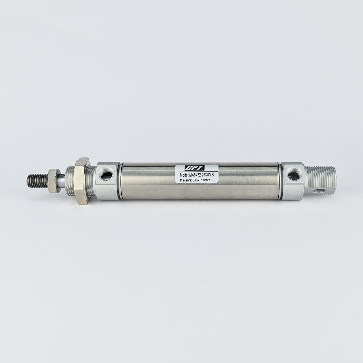 ISO 6432 DOUBLE ACTING MINI CYLINDER DIA 25X 80 MM MAGNETIC PISTON CPT