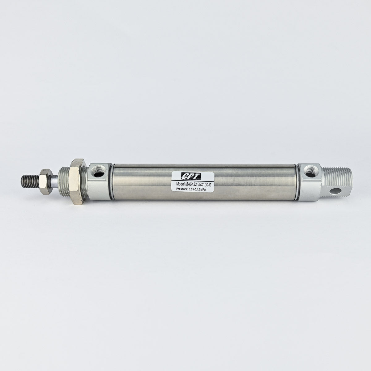 ISO 6432 DOUBLE ACTING MINI CYLINDER DIA 25X 100 MM MAGNETIC PISTON CPT