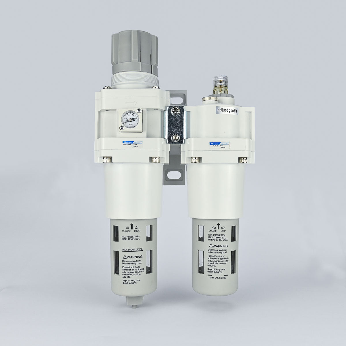 FRL 3/4" WITH GAUGE MANUAL PC BOWL MINDMAN