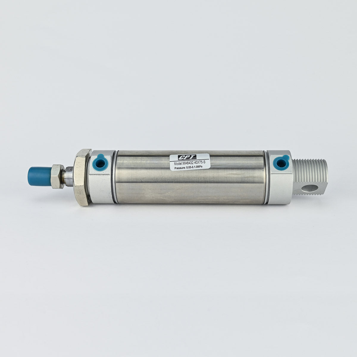 ISO 6432 DOUBLE ACTING MINI CYLINDER DIA 40X 75 MM MAGNETIC PISTON CPT