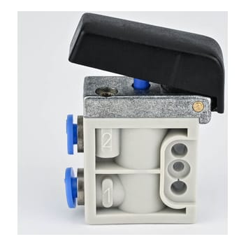 Push Lever Direct Pilot Spring Return 4MM Sideport NO KPM