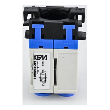 5/2 Mini Mechanical Valve Manually Operated 4MM Bottom Port KPM