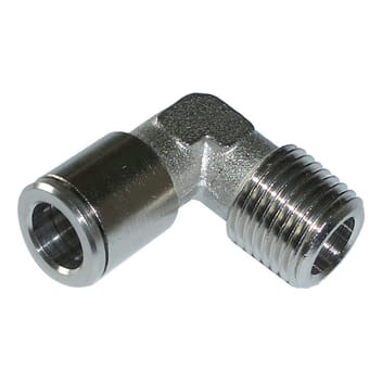 Metallic Pushin Threaded Elbow 1/4" X 6 MM A-CPT