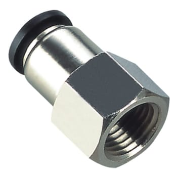 Straight Pushin Female Threaded 1/8" X 6 MM Conek