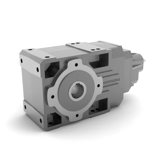 Bonfiglioli A 803 UH 90 133 HS B6 - Right Angle Bevel Helical Gearboxes, 13.3 Ratio (90 Mm Shaft)