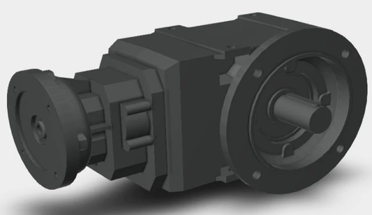 Bonfiglioli A 202 URF 1A 313 P80 B3 - Right Angle Bevel Helical Gearboxes, 31.3 Ratio (30 Mm Shaft)