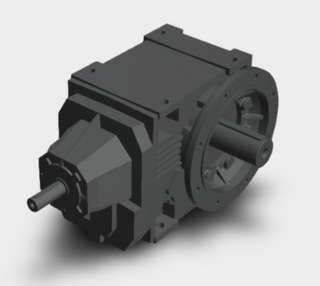 Bonfiglioli A 803 URF 1A 385 HS B7 - Right Angle Bevel Helical Gearboxes, 38.5 Ratio (90 Mm Shaft)