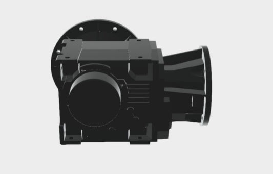 Bonfiglioli A 202 USF 1A 54 P100 B7 - Right Angle Bevel Helical Gearboxes, 5.4 Ratio (35 Mm Shaft)
