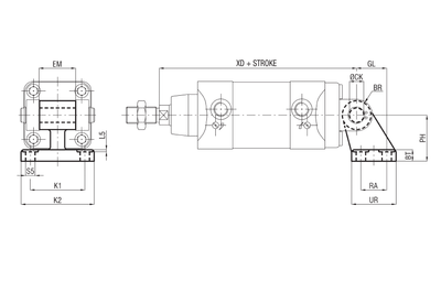 Waircom CPUI/AS 80 AC - Series CPUI Square joint (80 mm)
