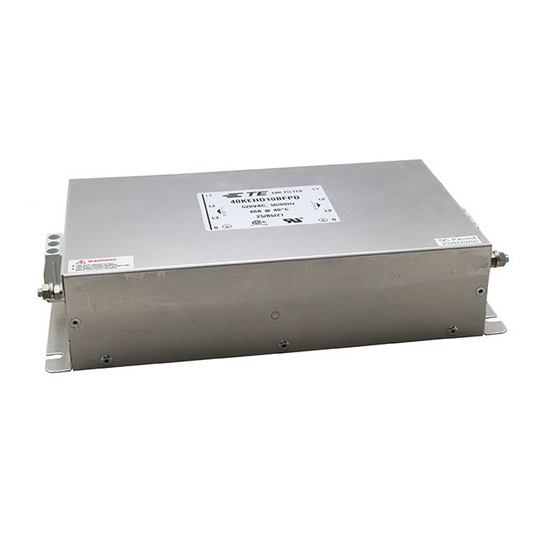 40KEHD10BFPD Te-connectivity Power Line Filter