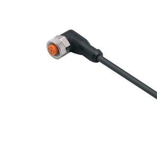 IFM EVC009 - M12 Female Cordset, 10 m PUR + LED, M12 4-Pole