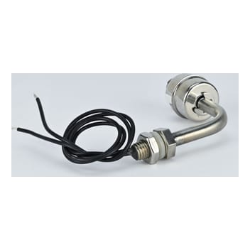 SS304 Float Level Switch 90 Degree Single Vertical Thread: 10MM Float DIA : 28MM Length 50MM Temperature: 20?150°C SPST NO KDMF80SL Kaidi