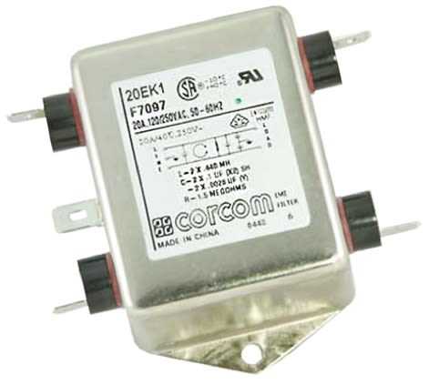 20EK1 Te-connectivity Power Line Filter