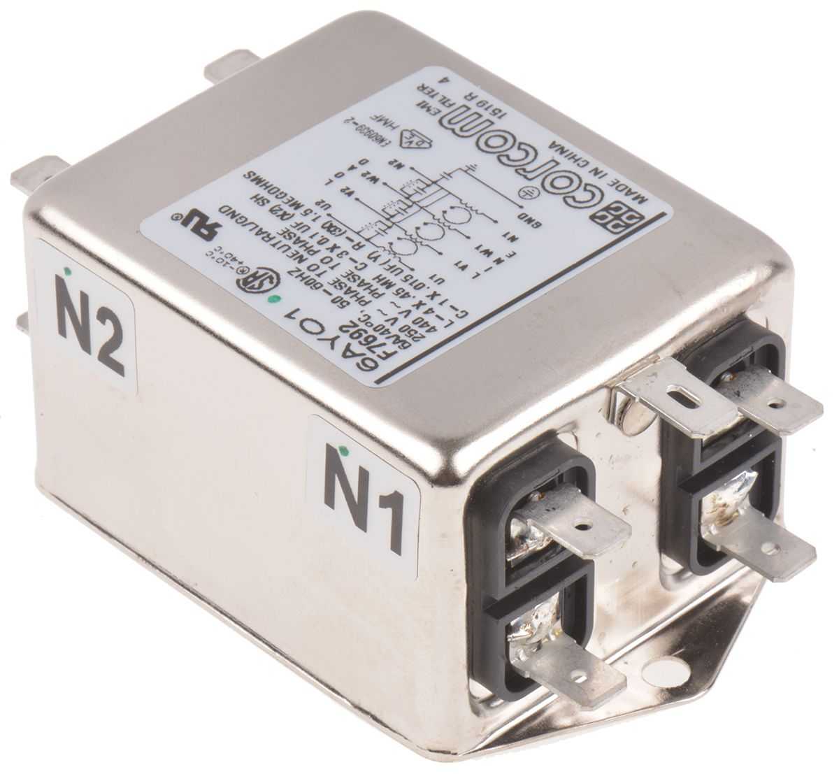 6609066-2 Te-connectivity Power Line Filter