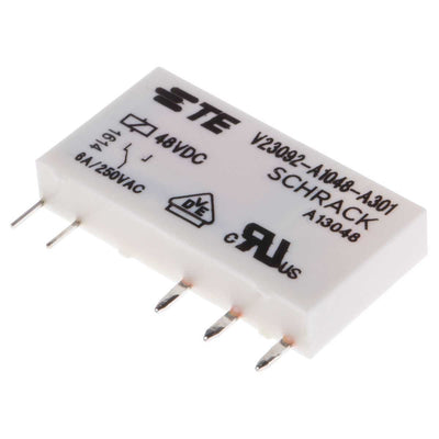 V23092A1048A301 - Te-connectivity SPDT Power Relay, 6000 mA (48 VDC)