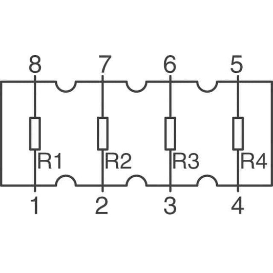 Yageo YC164-JR-0733RL