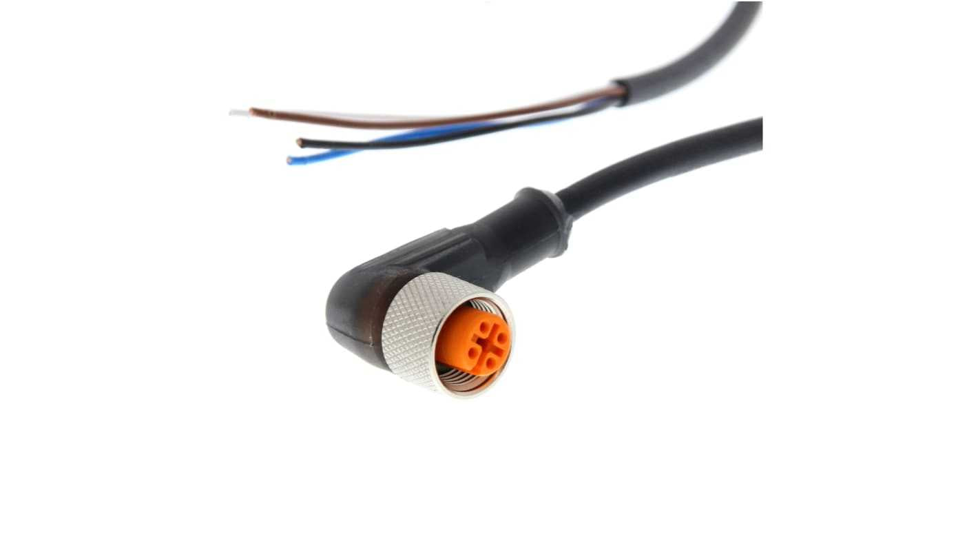 Y92E-M12PUR4A10M-L Omron Sensor & Actuator Cable