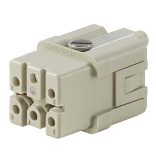 1912460000 - Weidmuller HQ Connector Insert, 5-Contact Female (16 A / 16 A)