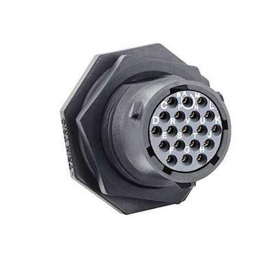 UTSX714E19S - Eaton Screw Socket Circular Connector, 19-Contact (Cable-Mount)