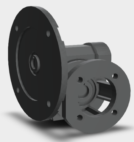 Bonfiglioli VF 49 F 17 P71B14B3 - Worm Gearboxes, 17 Ratio (25 mm Shaft)