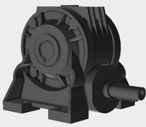 Bonfiglioli VF 130 N80 HS B3 - Worm Gearboxes, 80 Ratio (45 Mm Shaft)