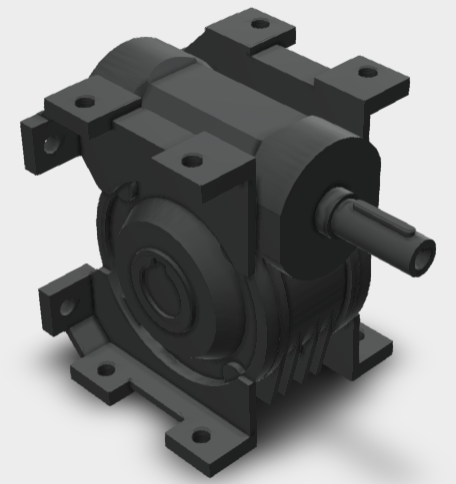 Bonfiglioli VF 30 U7 HS B3 - Worm Gearboxes, 7 Ratio (14 Mm Shaft)