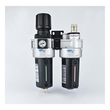 FRL 1/2" With Gauge Manual Black Mindman