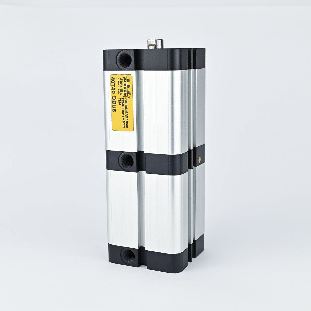 COMPACT CYLINDER DOUBLE PUSH TANDEM DOUBLE ACTING DIA 40 X 40 MM STROKE WAIRCOM