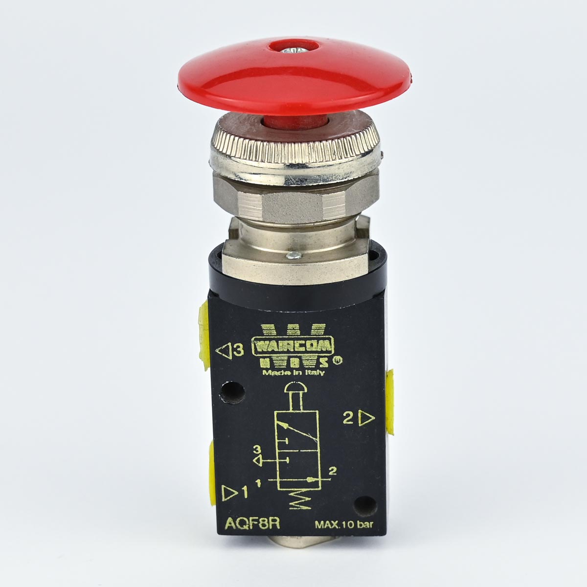 PNEUMATIC PUSH BUTTON 3/2 1/8" EMERGENCY WAIRCOM