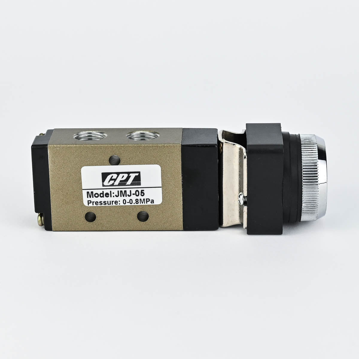 PNEUMATIC PUSH BUTTON 5/2 1/4" FLAT ROUND BUTTON CPT