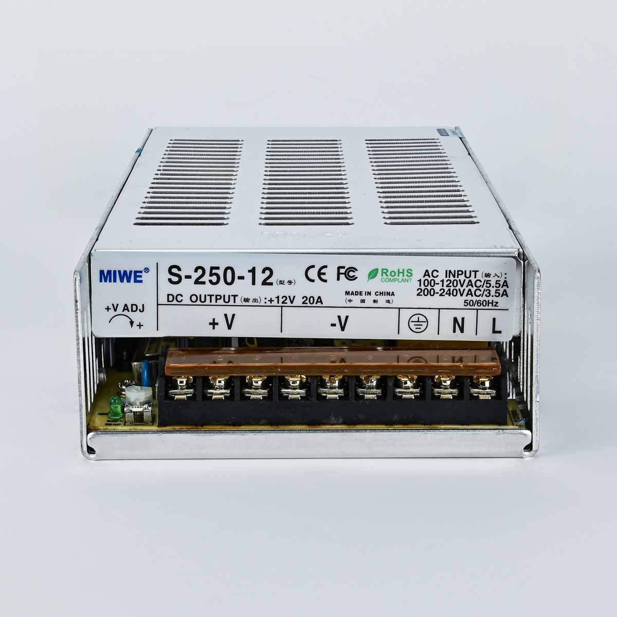 POWER SUPPLY 12V S-250-12 MIWE