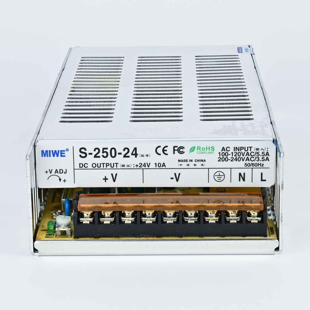 POWER SUPPLY 24V S-250-24 MIWE