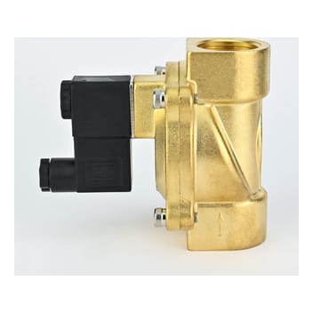 Solenoid Valve 2/2 1" NC 25MM With 12 VDC Coil & Adaptor CPT