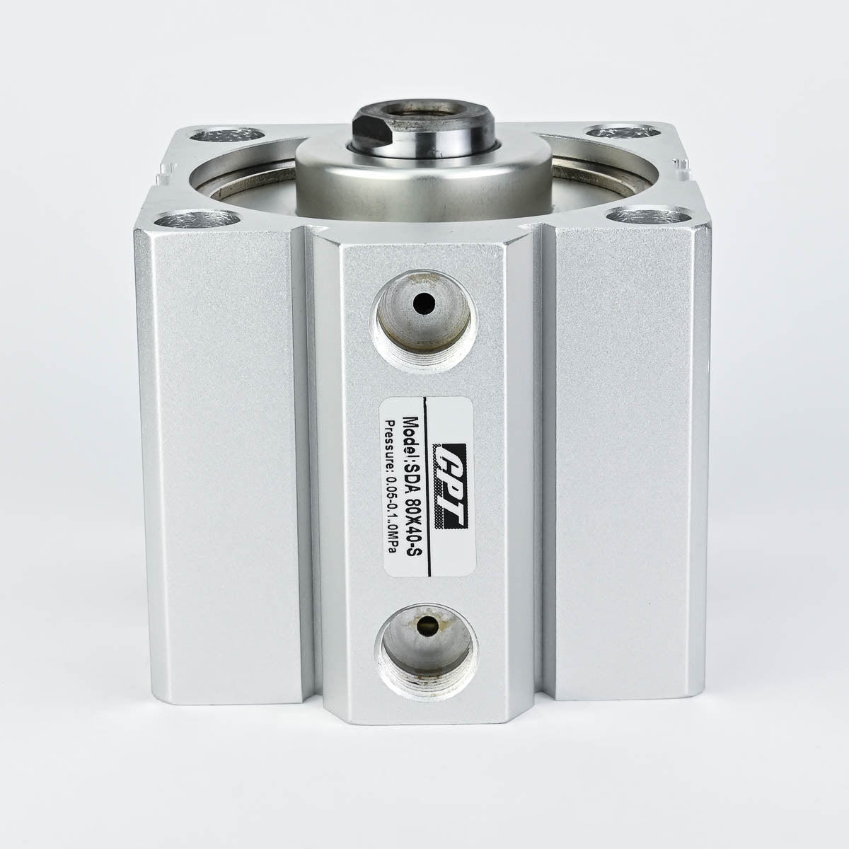 COMPACT CYLINDER DOUBLE ACTING DIA 80 X 40 MM STROKE MAGNETIC PISTON CPT
