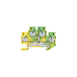 8WH6020-0CF07 - Siemens Double-Level 14 AWG DIN Rail Terminal-Block, 2.5 mm² (Green/Yellow)