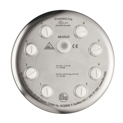 IFM AC2900 - AS-Interface ProcessLine Module, AS-i 8-Port, IP69K