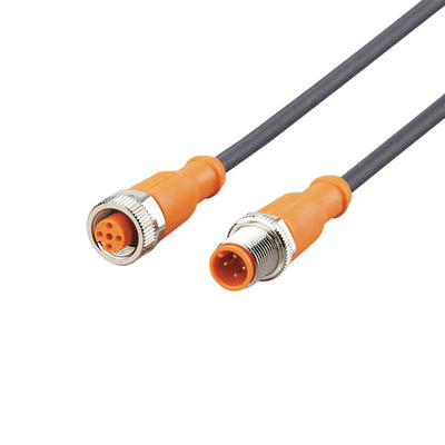 IFM EVC014 - M12 Patchcord (Double-Ended), 5 m PUR, M12 M-F