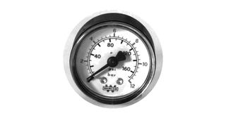 Waircom MR6/6 - MA Series Radial Pressure Gauge (0 ÷ 6 bar Scale x Ø63 mm Dial)