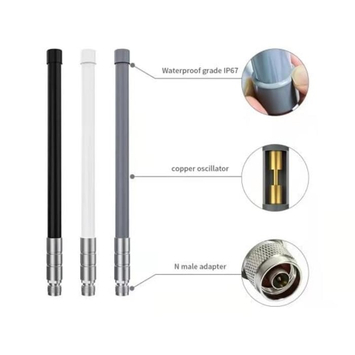 Okdo ZCW-AB0004-600 Round WiFi Antenna with N Type Connector