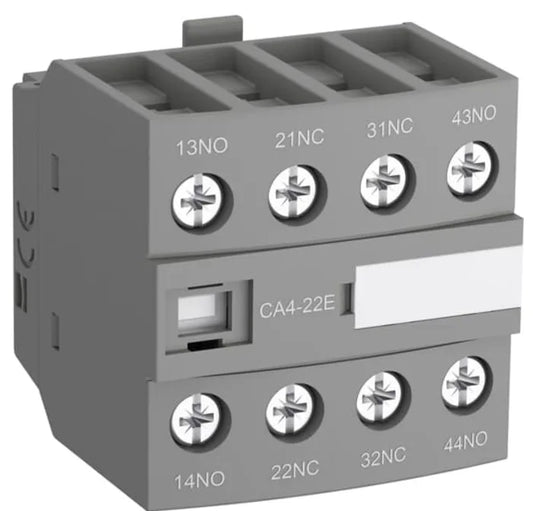 ABB Front-Mount Auxiliary Contact Block – 4NC Contacts, 4-Pole