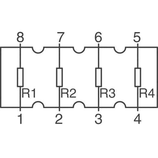 Yageo Surface Mount Resistors YC164-JR-0733RL