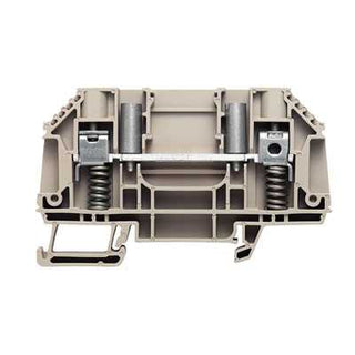 9538090000 - Weidmuller 1-Level Screw DIN Rail Terminal-Block, 6 mm² (Fused: No)